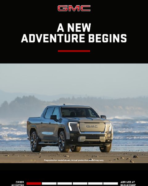 GMC order email: A new adventure begins