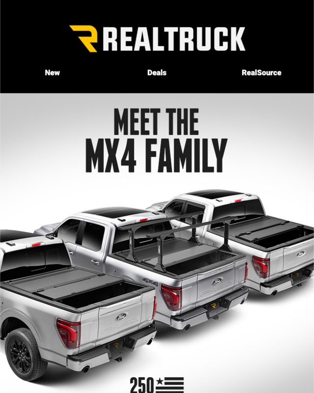 RealTruck email: Meet the MX4 family
