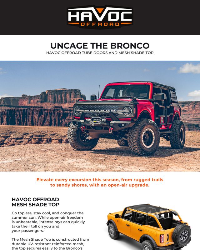 Havoc Offroad email: Uncage the Bronco
