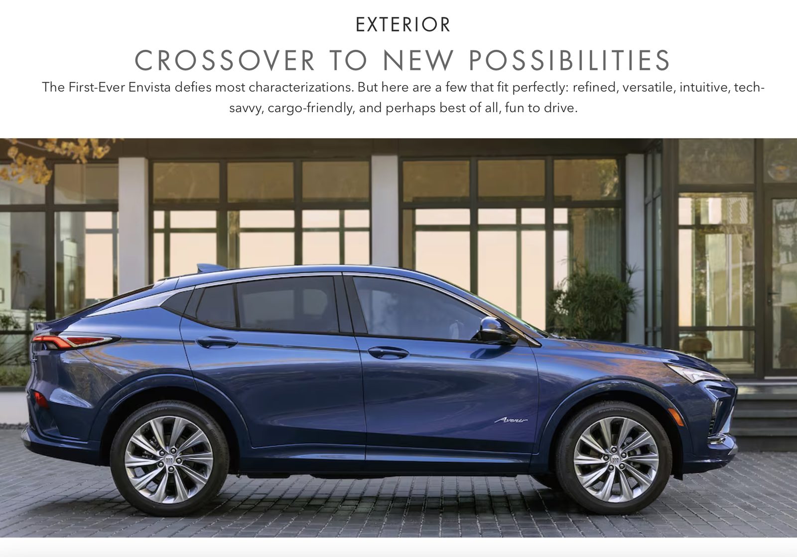 Buick.com: Crossover to new possibilities, the first-ever Envista