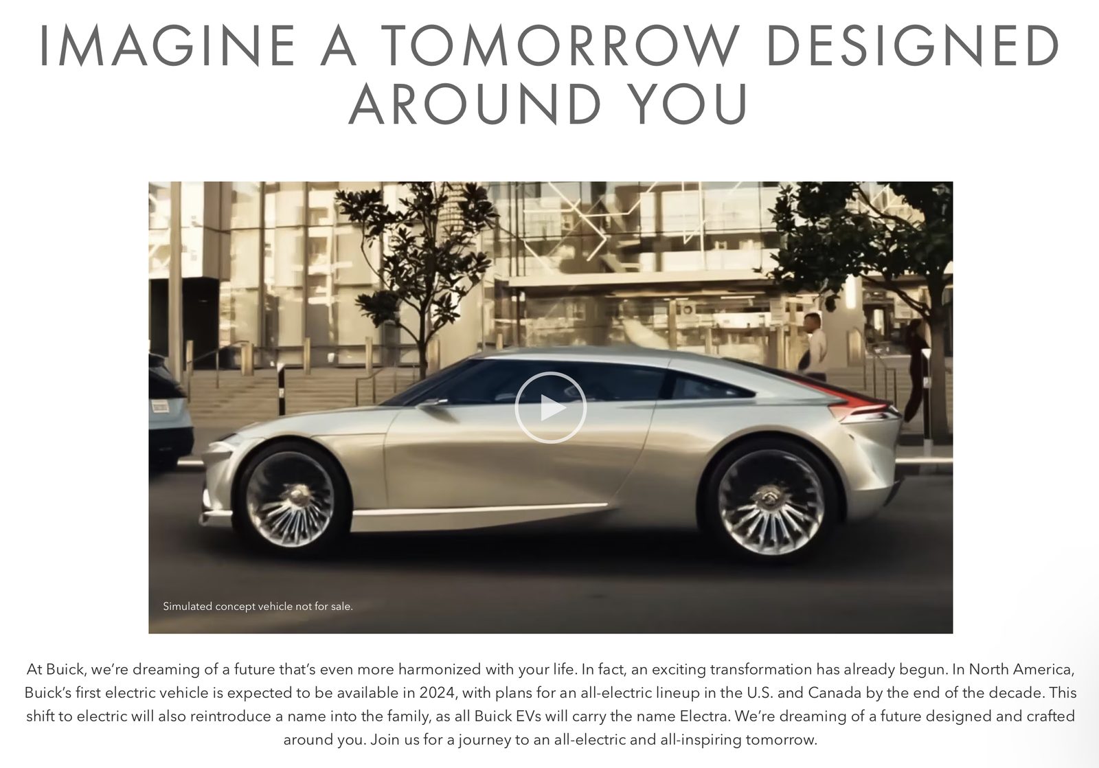 Buick.com: Imagine a tomorrow designed around you